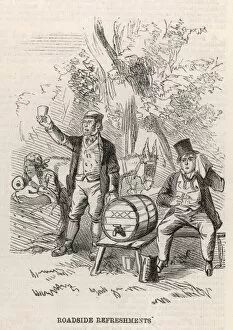 Roadside Refreshments on the way to the Derby, 1860