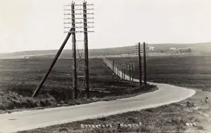 Supported Prints: Roadside Telegraph Poles along the road to Ottercops