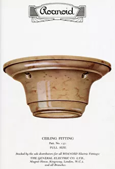 Plastic Collection: Roanoid bakelite ceiling fitting