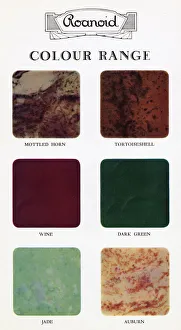 Plastic Collection: Roanoid bakelite colour range