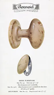 Plastic Collection: Roanoid bakelite doorknob and keyhole cover