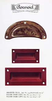 Plastic Collection: Roanoid bakelite drawer pull and sash window lifts
