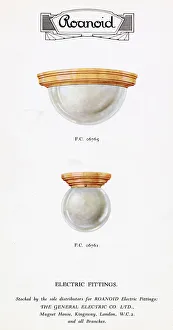 Plastic Collection: Roanoid bakelite electric light fittings