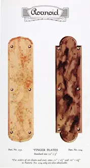 Roanoid bakelite finger plates