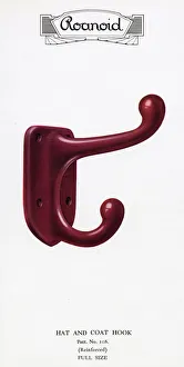 Plastic Collection: Roanoid bakelite hat and coat hook