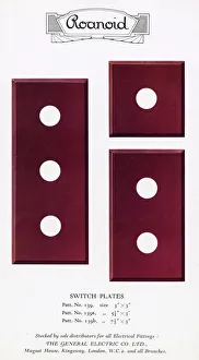 Plastic Collection: Roanoid bakelite switch plates