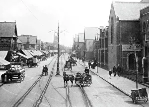 Albany Collection: Roath Albany Road Cardiff early 1900s