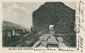 Macgregor Prints: Rob Roys Grave at Balquhidder