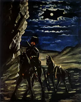 Robber Collection: Robber Rustling a Horse Date: 1910