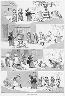 Stealing Prints: Robbing the Orchard by Louis Wain