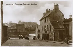 Dumfries Prints: Robert Burns House - Bank Street, Dumfries