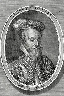1748 Prints: Robert Dudley - English nobleman and statesman