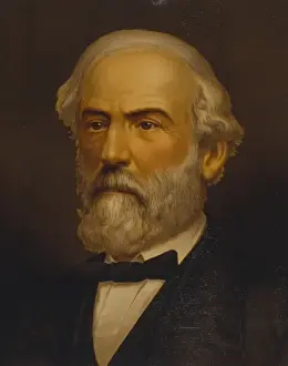 Robert Edward Lee, head-and-shoulders portrait, facing left