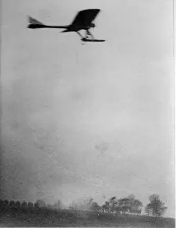 Cockpit Prints: Robert H Barnwell at Stirling in 1910 in the cockpit