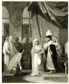 Robert, King of Scots, presenting his sister Mary Bruce