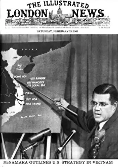 Pointing Prints: Robert McNamara explain Vietnam War strategy, 1965
