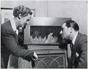 Palladium Prints: Robert Nesbitt and Joan Davis planning theatre production