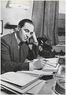 Palladium Prints: Robert Nesbitt planning his latest theatre production