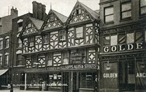 Robert Raikes House - an historic 16th century timber-framed town house at 36-38 Southgate Street, Gloucester