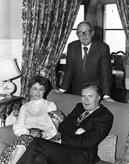 Cushion Prints: Robert Robinson with Lord & Lady St Levan, Cornwall