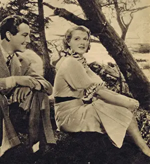 Robert Taylor and Janet Gaynor in Small Town Girl (1936)