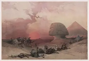 Roberts / Pyramids / Sunset