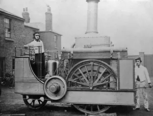 Roberts self-propelling fire engine