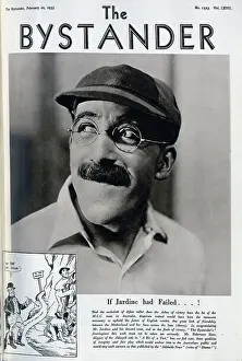 Jardine Prints: Robertson Hare, actor, character portrait in glasses and cricket cap