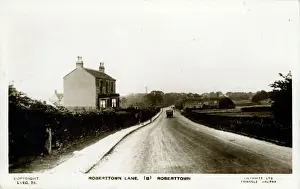 Lane Prints: Roberttown Lane, Roberttown, Liversedge, England