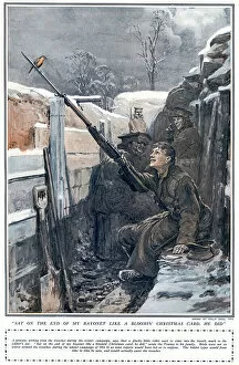 Trenches Collection: Robin in the trenches, WW1 by Philip Dadd