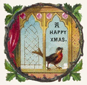 Christmas Gallery: Robin on Windowsill