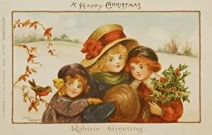Images Dated 14th April 2008: Robins Greeting by Ethel Parkinson