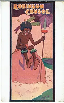 Fredericks Prints: Robinson Crusoe by Fred Fredericks and Percy Ford