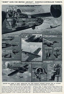 Images Dated 11th March 2017: Robot guns for British aircraft by G. H. Davis