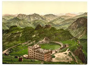 Rochers Prints: Rochers de Naye, the Summit and the Alps, Geneva Lake, Switz