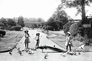 Rochester Castle Gardens early 1900s