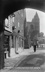 Cobblestone Prints: Rochester Cathedral from North Gate