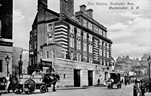 Pension Prints: Rochester Row Fire Station, Westminster, SW London