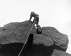 Climber Prints: Rock Climber