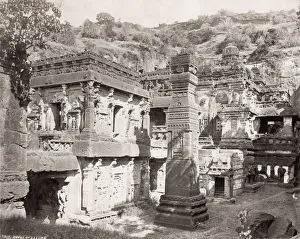 Rock cut caves at Ellora, India