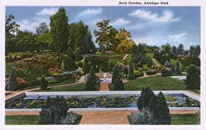 Lilies Prints: Rock Garden, Antelope Park, Lincoln, Nebraska, USA