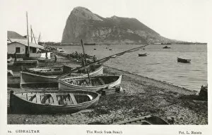 Gibraltar Gallery: The Rock of Gibraltar from the beach