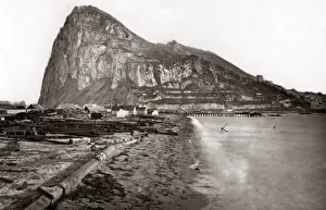 Rock of Gibraltar, circa 1880s