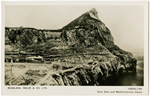 Images Dated 22nd September 2016: The Rock of Gibraltar - The West side and the Mediterranean