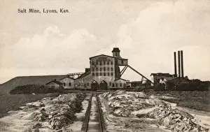 Lyons Prints: Rock salt mine, Lyons, Kansas, USA
