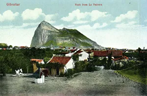 Pedrera Prints: Rock viewed from La Pedrera, Gibraltar