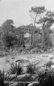 Rockery Prints: Rockery Garden in Bournemouth