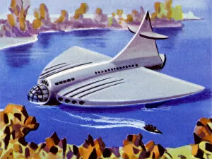 Science Fiction Collection: Rocket Hydroplane