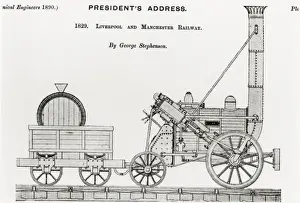 Imeche Prints: Rocket, Liverpool and Manchester Railway