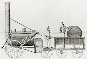 Rocket steam locomotive